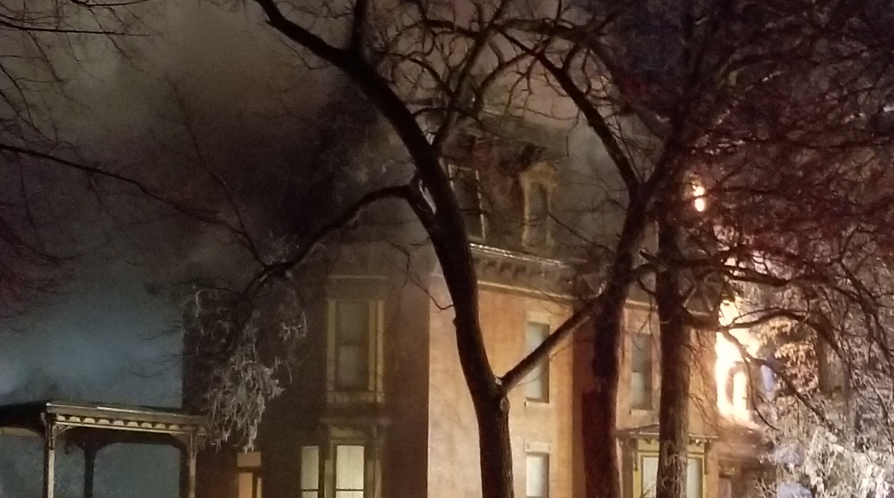 Historic mansion burns in Hastings